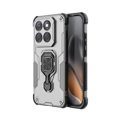 Motorola Edge 70 Pro 5G PU Leather Wallet Phone Case with Metal Kickstand, Card Holder, Cash Pocket, Wrist Strap, Shockproof TPU Protective Cover & Screen Protector