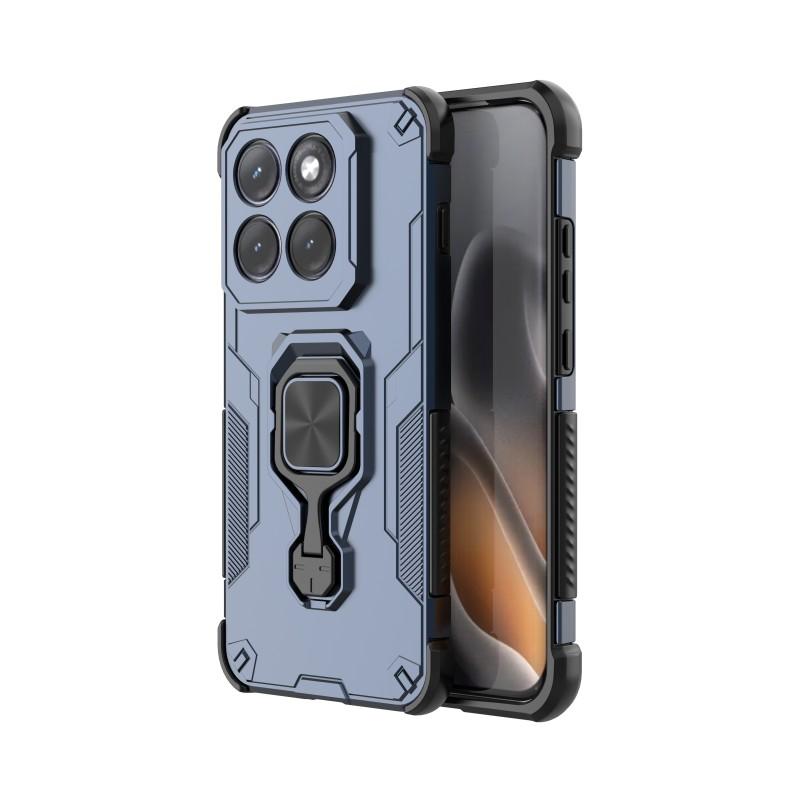Motorola Edge 70 Pro 5G PU Leather Wallet Phone Case with Metal Kickstand, Card Holder, Cash Pocket, Wrist Strap, Shockproof TPU Protective Cover & Screen Protector