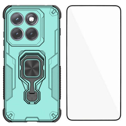 Motorola Edge 70 Pro 5G PU Leather Wallet Phone Case with Metal Kickstand, Card Holder, Cash Pocket, Wrist Strap, Shockproof TPU Protective Cover & Screen Protector