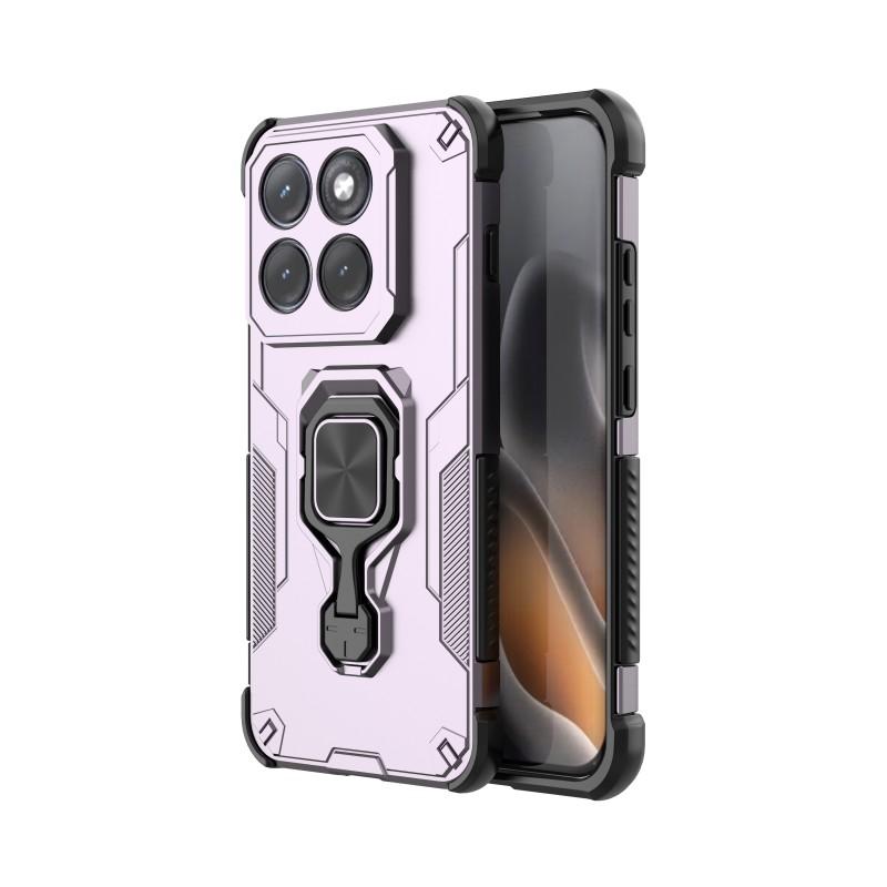Motorola Edge 70 Pro 5G PU Leather Wallet Phone Case with Metal Kickstand, Card Holder, Cash Pocket, Wrist Strap, Shockproof TPU Protective Cover & Screen Protector