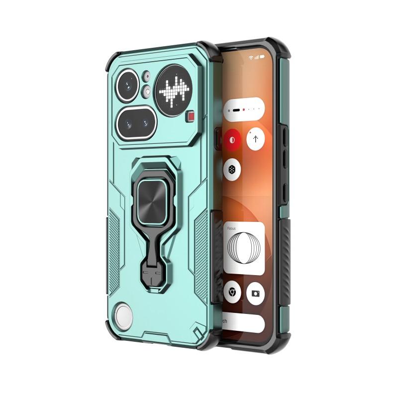 Nothing Phone 4a Pro PU Leather Wallet Phone Case with Metal Kickstand, Card Holder, Cash Pocket, Wrist Strap, Shockproof TPU Protective Cover & Screen Protector