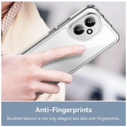 Honor 400 156.5mm Electroplated Buttons TPU Acrylic Phone Case with Screen Protector - Heavy Duty Shockproof Cover, Air Cushion Corners, Raised Camera & Screen Protection, HD Tempered Glass Full Coverage Protective Case