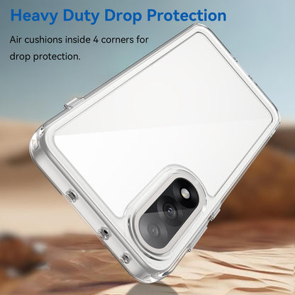 OnePlus Ace 5 Ultra 5G Electroplated Buttons TPU Acrylic Phone Case with Screen Protector - Heavy Duty Shockproof Cover, Air Cushion Corners, Raised Camera & Screen Protection, HD Tempered Glass Full Coverage Protective Case