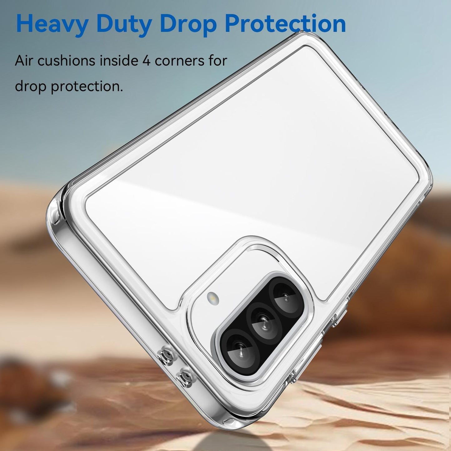 Samsung Galaxy A36 5G Electroplated Buttons TPU Acrylic Phone Case with Screen Protector - Heavy Duty Shockproof Cover, Air Cushion Corners, Raised Camera & Screen Protection, HD Tempered Glass Full Coverage Protective Case