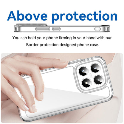 Xiaomi 17 Electroplated Buttons TPU Acrylic Phone Case with Screen Protector - Heavy Duty Shockproof Cover, Air Cushion Corners, Raised Camera & Screen Protection, HD Tempered Glass Full Coverage Protective Case