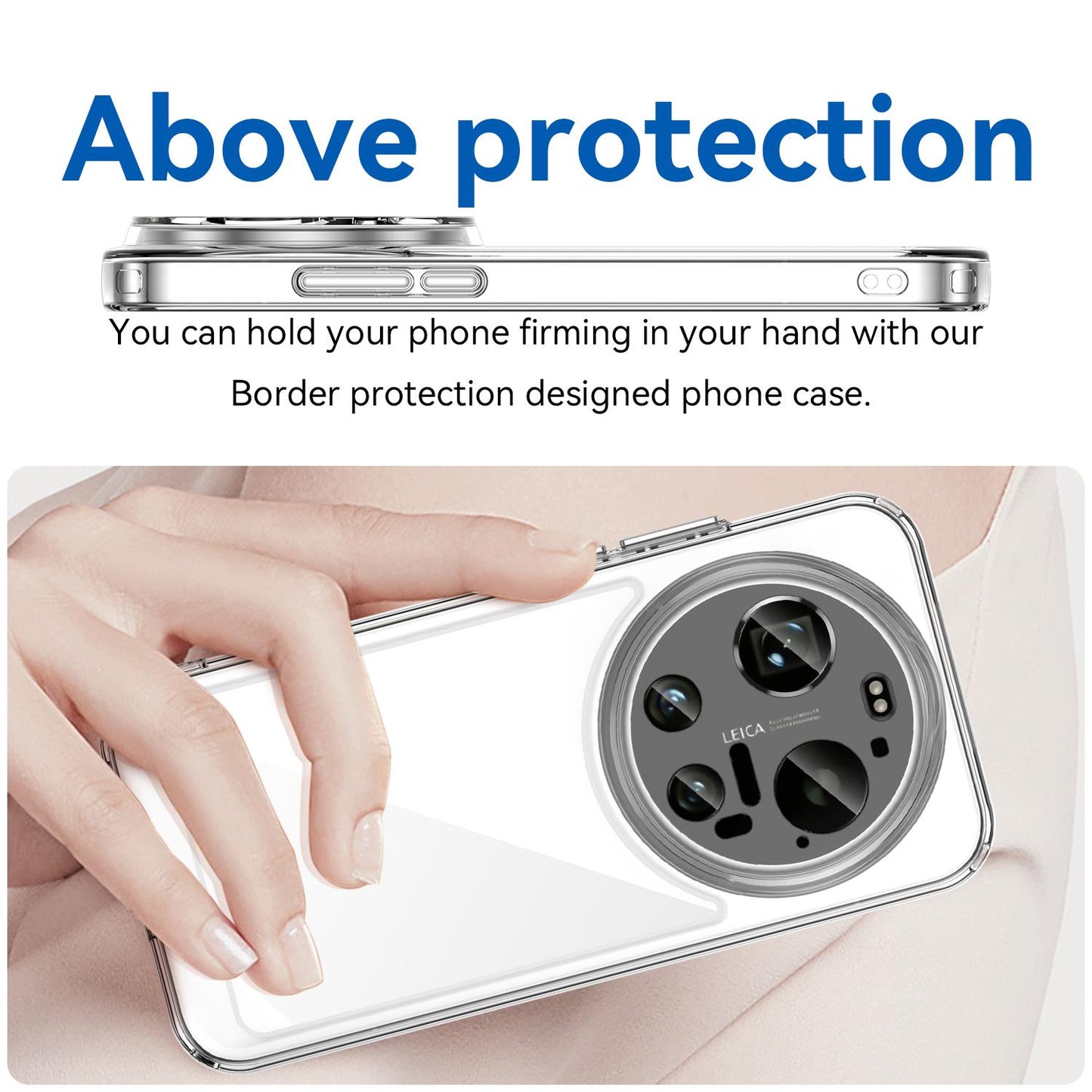 Xiaomi 17 Ultra Electroplated Buttons TPU Acrylic Phone Case with Screen Protector - Heavy Duty Shockproof Cover, Air Cushion Corners, Raised Camera & Screen Protection, HD Tempered Glass Full Coverage Protective Case