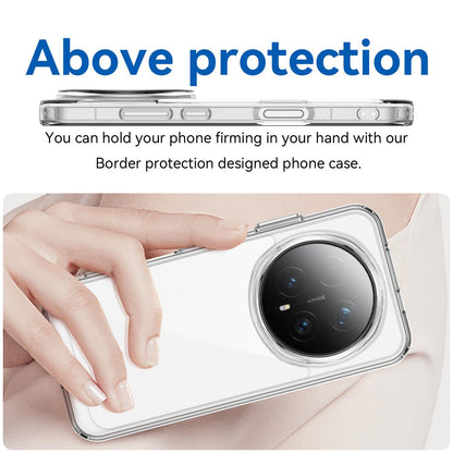 Honor Magic8 Pro Electroplated Buttons TPU Acrylic Phone Case with Screen Protector - Heavy Duty Shockproof Cover, Air Cushion Corners, Raised Camera & Screen Protection, HD Tempered Glass Full Coverage Protective Case