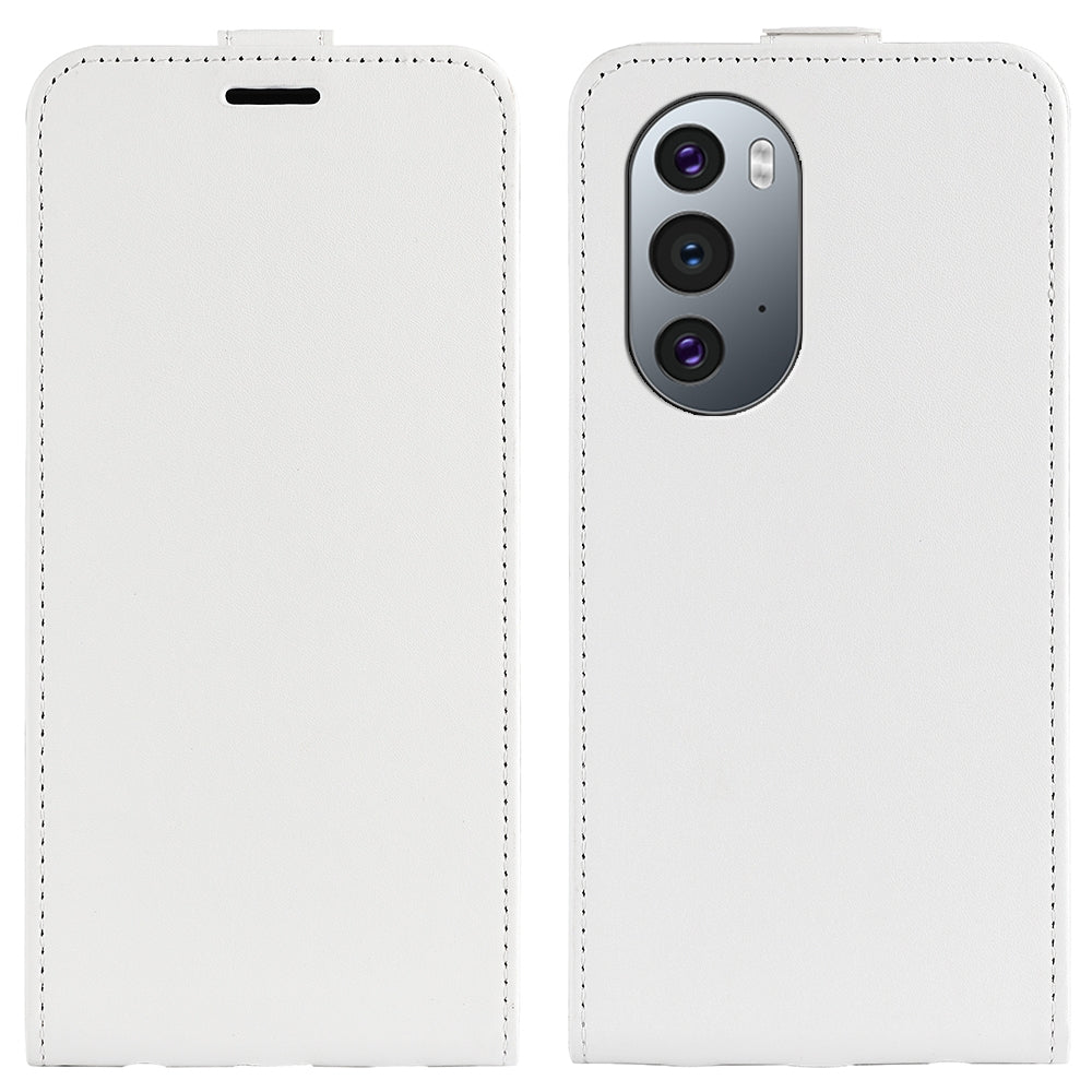 Motorola Edge X30 Texture Vertical Flip Leather Wallet Case with Card Slot, PU TPU Shockproof Protective Cover, Anti-Drop Magnetic Folio Phone Case