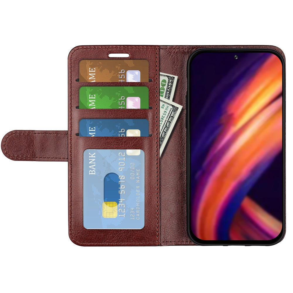 Motorola Edge X30 Texture Vertical Flip Leather Wallet Case with Card Slot, PU TPU Shockproof Protective Cover, Anti-Drop Magnetic Folio Phone Case