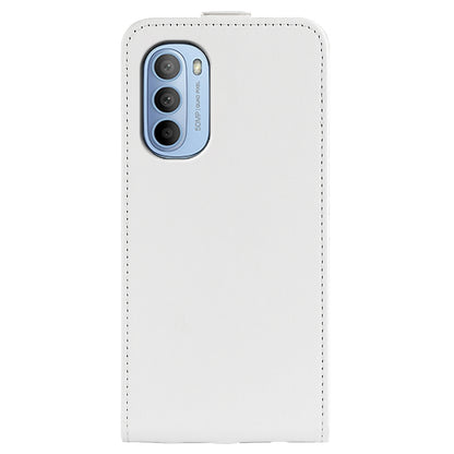 Motorola Moto G31 4G Texture Vertical Flip Leather Wallet Case with Card Slot, PU TPU Shockproof Protective Cover, Anti-Drop Magnetic Folio Phone Case