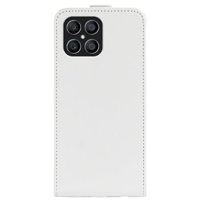 Honor X8 Texture Vertical Flip Leather Wallet Case with Card Slot, PU TPU Shockproof Protective Cover, Anti-Drop Magnetic Folio Phone Case