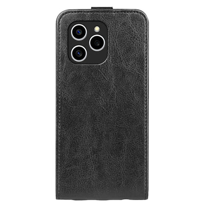 Honor 60 SE 5G Texture Vertical Flip Leather Wallet Case with Card Slot, PU TPU Shockproof Protective Cover, Anti-Drop Magnetic Folio Phone Case
