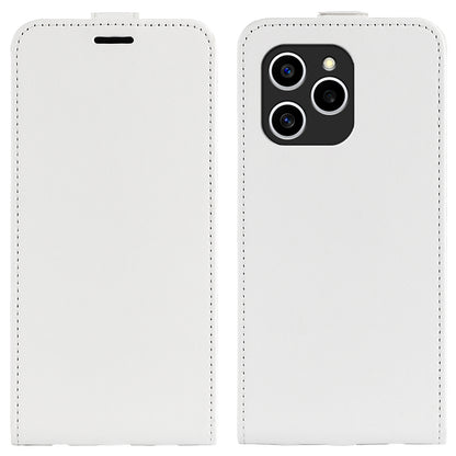Honor 60 SE 5G Texture Vertical Flip Leather Wallet Case with Card Slot, PU TPU Shockproof Protective Cover, Anti-Drop Magnetic Folio Phone Case