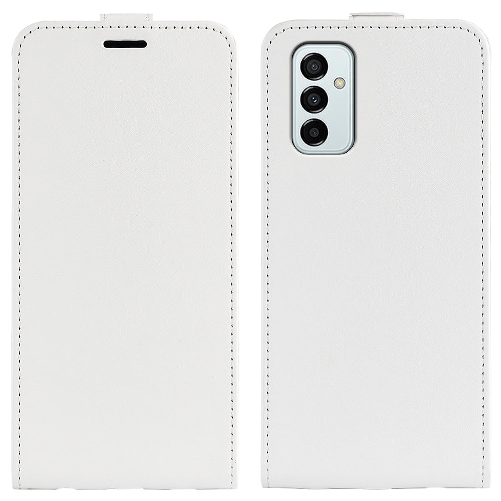 Samsung Galaxy M23 5G Texture Vertical Flip Leather Wallet Case with Card Slot, PU TPU Shockproof Protective Cover, Anti-Drop Magnetic Folio Phone Case