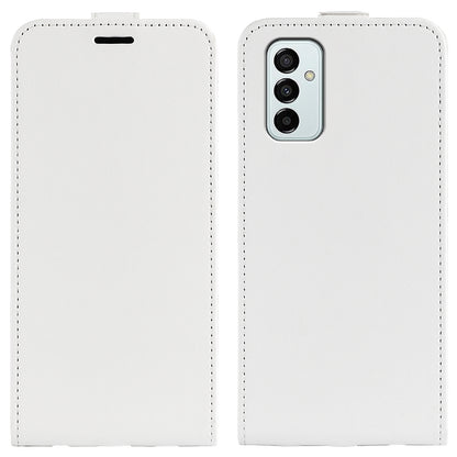 Samsung Galaxy M23 5G Texture Vertical Flip Leather Wallet Case with Card Slot, PU TPU Shockproof Protective Cover, Anti-Drop Magnetic Folio Phone Case