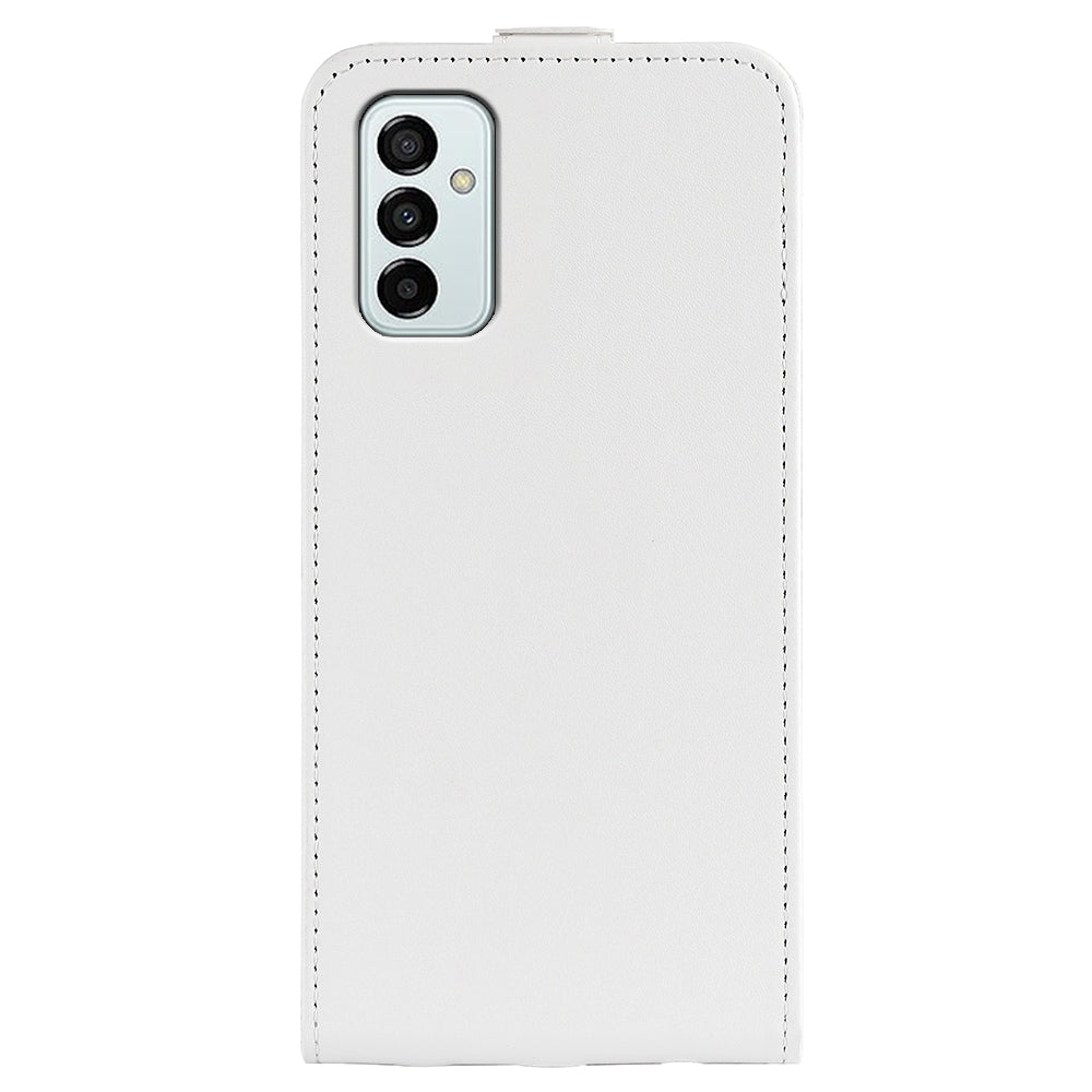 Samsung Galaxy M23 5G Texture Vertical Flip Leather Wallet Case with Card Slot, PU TPU Shockproof Protective Cover, Anti-Drop Magnetic Folio Phone Case