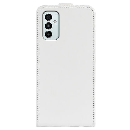Samsung Galaxy M23 5G Texture Vertical Flip Leather Wallet Case with Card Slot, PU TPU Shockproof Protective Cover, Anti-Drop Magnetic Folio Phone Case