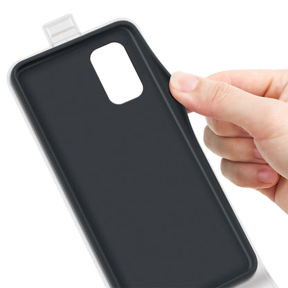 Samsung Galaxy M23 5G Texture Vertical Flip Leather Wallet Case with Card Slot, PU TPU Shockproof Protective Cover, Anti-Drop Magnetic Folio Phone Case