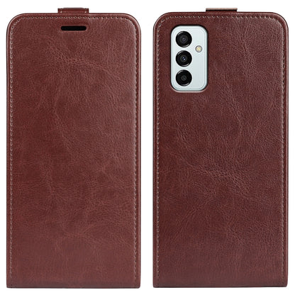 Samsung Galaxy M23 5G Texture Vertical Flip Leather Wallet Case with Card Slot, PU TPU Shockproof Protective Cover, Anti-Drop Magnetic Folio Phone Case