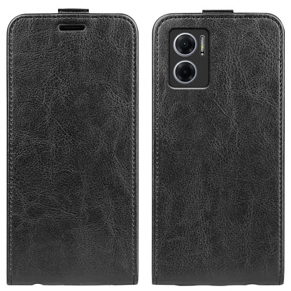 Xiaomi Redmi 10 5G Texture Vertical Flip Leather Wallet Case with Card Slot, PU TPU Shockproof Protective Cover, Anti-Drop Magnetic Folio Phone Case