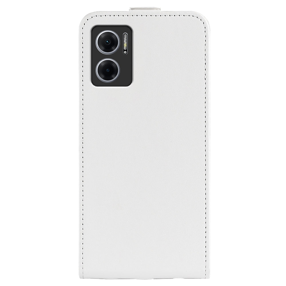 Xiaomi Redmi Note 11E Texture Vertical Flip Leather Wallet Case with Card Slot, PU TPU Shockproof Protective Cover, Anti-Drop Magnetic Folio Phone Case