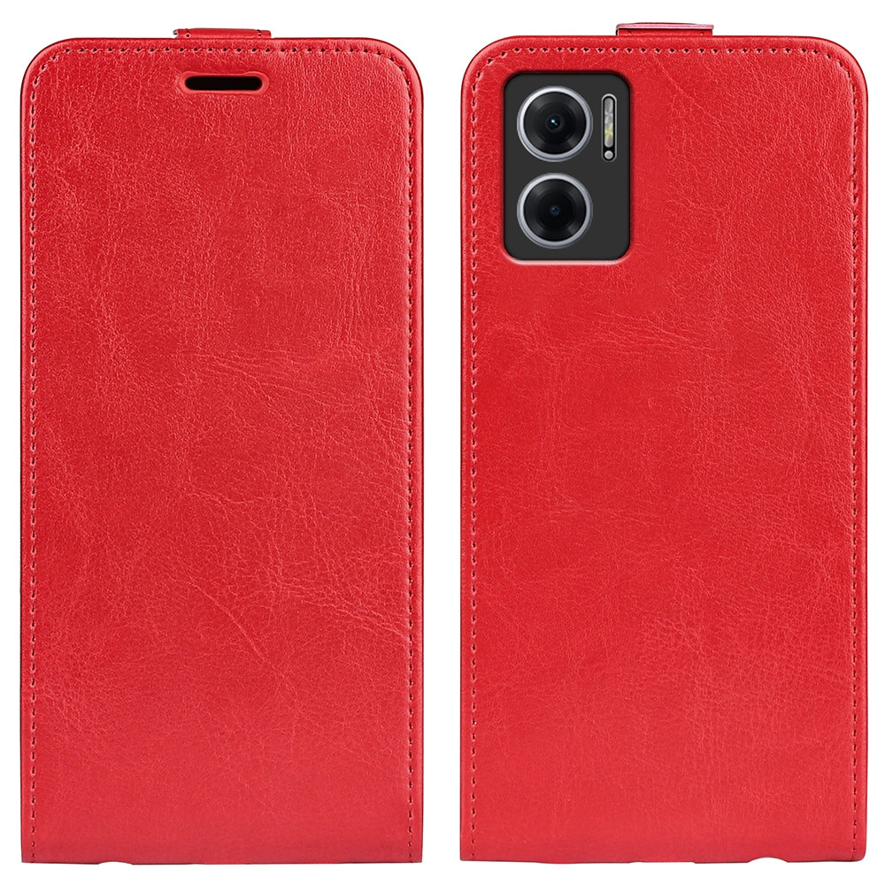 Xiaomi Redmi 10 5G Texture Vertical Flip Leather Wallet Case with Card Slot, PU TPU Shockproof Protective Cover, Anti-Drop Magnetic Folio Phone Case