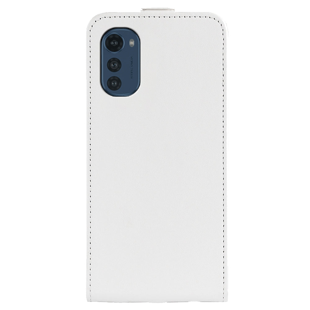 Motorola Moto E32 4G Texture Vertical Flip Leather Wallet Case with Card Slot, PU TPU Shockproof Protective Cover, Anti-Drop Magnetic Folio Phone Case