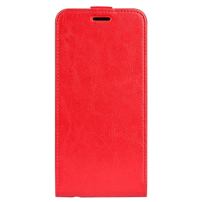 Motorola Moto E32 4G Texture Vertical Flip Leather Wallet Case with Card Slot, PU TPU Shockproof Protective Cover, Anti-Drop Magnetic Folio Phone Case