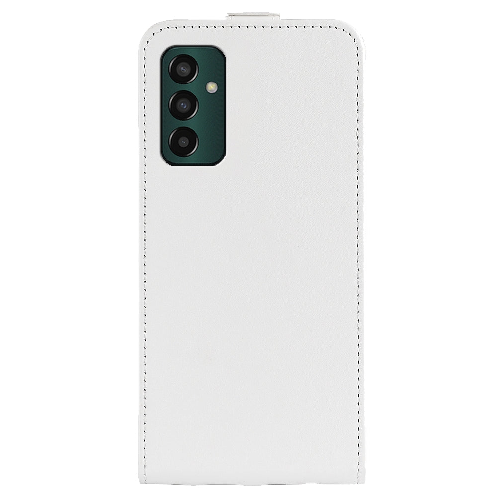 Samsung Galaxy M13 4G Texture Vertical Flip Leather Wallet Case with Card Slot, PU TPU Shockproof Protective Cover, Anti-Drop Magnetic Folio Phone Case