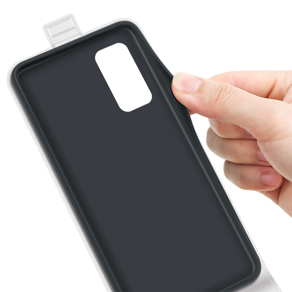 Samsung Galaxy M13 4G Texture Vertical Flip Leather Wallet Case with Card Slot, PU TPU Shockproof Protective Cover, Anti-Drop Magnetic Folio Phone Case