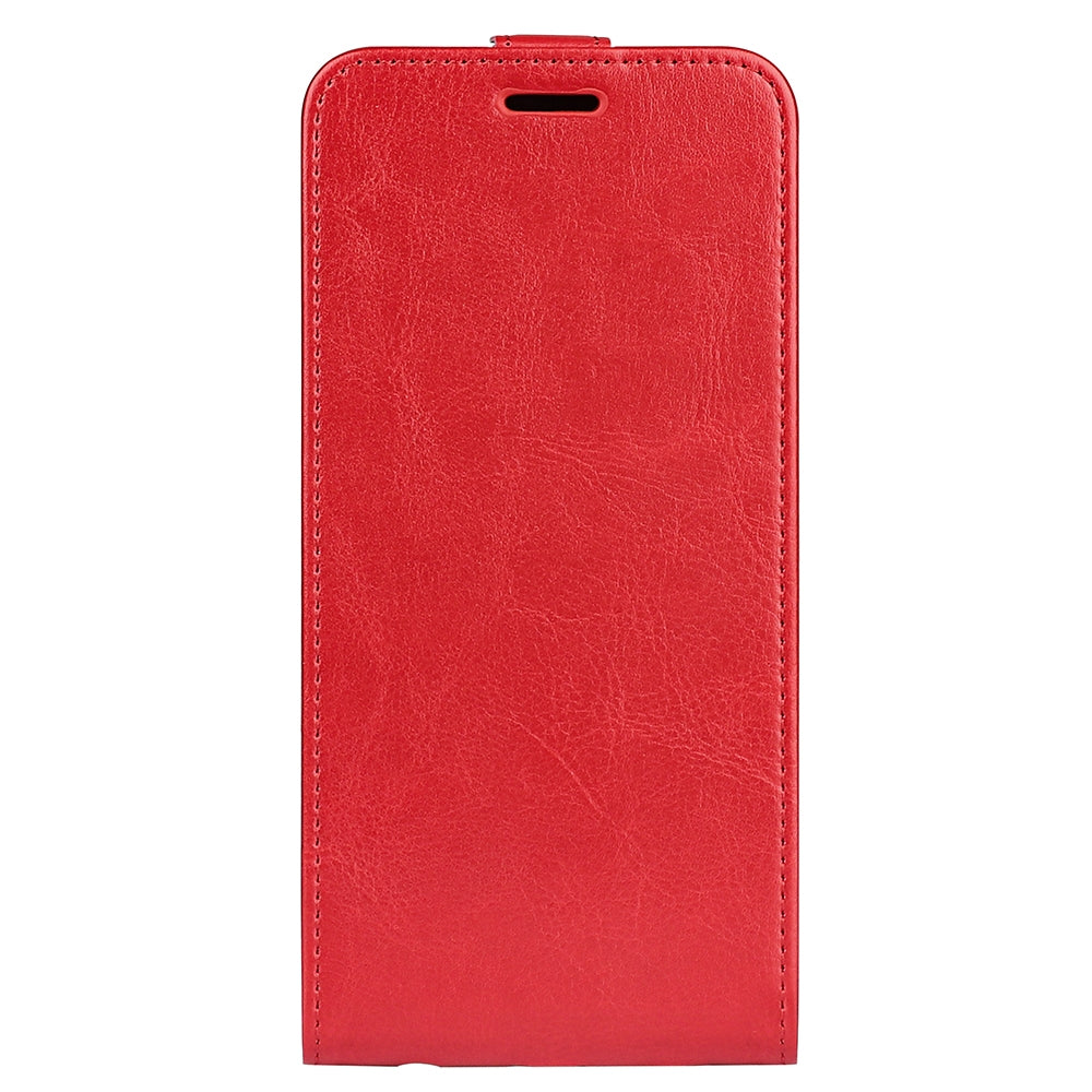 Motorola Moto S30 Pro Texture Vertical Flip Leather Wallet Case with Card Slot, PU TPU Shockproof Protective Cover, Anti-Drop Magnetic Folio Phone Case