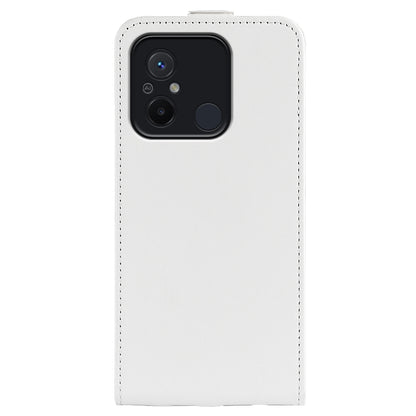 Xiaomi Redmi 12C Texture Vertical Flip Leather Wallet Case with Card Slot, PU TPU Shockproof Protective Cover, Anti-Drop Magnetic Folio Phone Case
