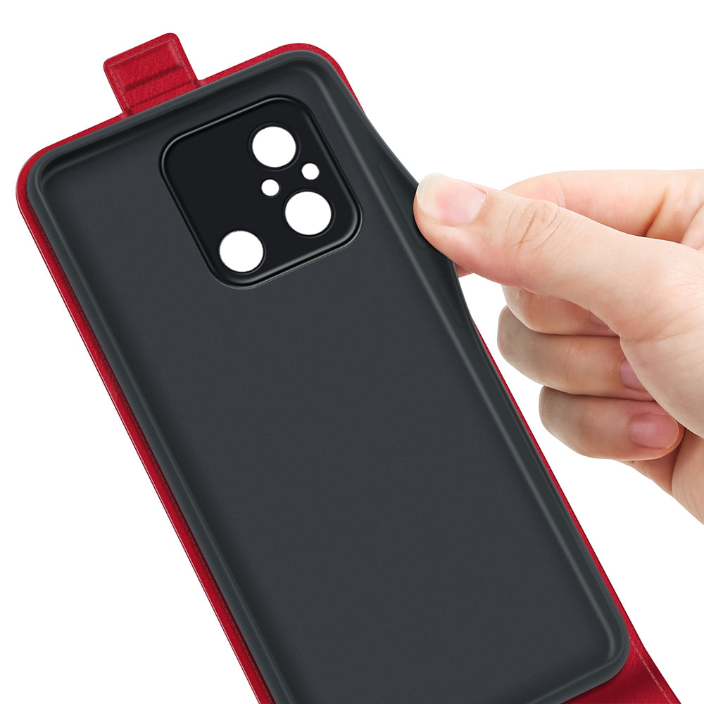 Xiaomi Redmi 12C Texture Vertical Flip Leather Wallet Case with Card Slot, PU TPU Shockproof Protective Cover, Anti-Drop Magnetic Folio Phone Case