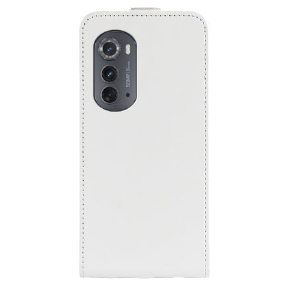 Motorola Moto Edge 2022 Texture Vertical Flip Leather Wallet Case with Card Slot, PU TPU Shockproof Protective Cover, Anti-Drop Magnetic Folio Phone Case