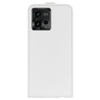 Motorola Moto G72 Texture Vertical Flip Leather Wallet Case with Card Slot, PU TPU Shockproof Protective Cover, Anti-Drop Magnetic Folio Phone Case