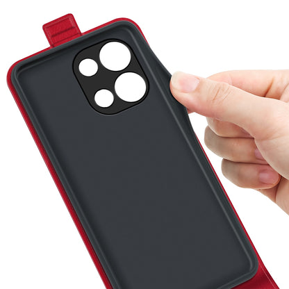 OPPO Reno9 Pro Texture Vertical Flip Leather Wallet Case with Card Slot, PU TPU Shockproof Protective Cover, Anti-Drop Magnetic Folio Phone Case