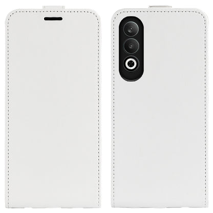 OPPO K12 Texture Vertical Flip Leather Wallet Case with Card Slot, PU TPU Shockproof Protective Cover, Anti-Drop Magnetic Folio Phone Case