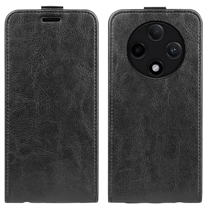 OPPO A3 Pro 5G Texture Vertical Flip Leather Wallet Case with Card Slot, PU TPU Shockproof Protective Cover, Anti-Drop Magnetic Folio Phone Case