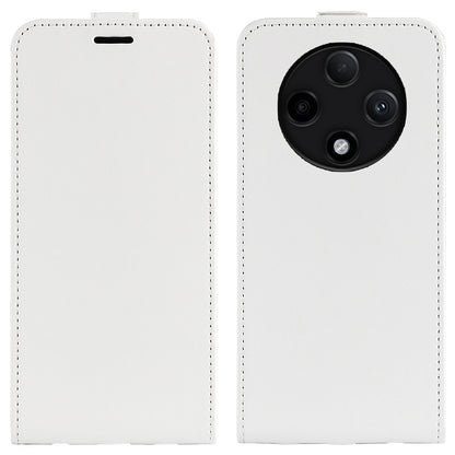 OPPO A3 Pro 5G Texture Vertical Flip Leather Wallet Case with Card Slot, PU TPU Shockproof Protective Cover, Anti-Drop Magnetic Folio Phone Case