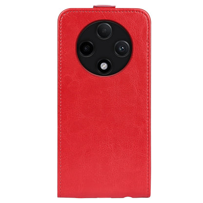 OPPO A3 Pro 5G Texture Vertical Flip Leather Wallet Case with Card Slot, PU TPU Shockproof Protective Cover, Anti-Drop Magnetic Folio Phone Case