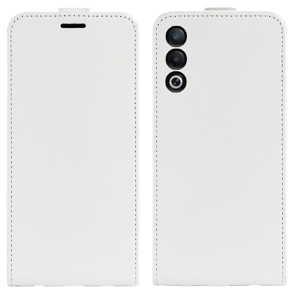 OPPO A3 Pro Texture Vertical Flip Leather Wallet Case with Card Slot, PU TPU Shockproof Protective Cover, Anti-Drop Magnetic Folio Phone Case