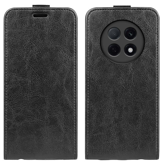 OPPO F29 Pro 5G Texture Vertical Flip Leather Wallet Case with Card Slot, PU TPU Shockproof Protective Cover, Anti-Drop Magnetic Folio Phone Case