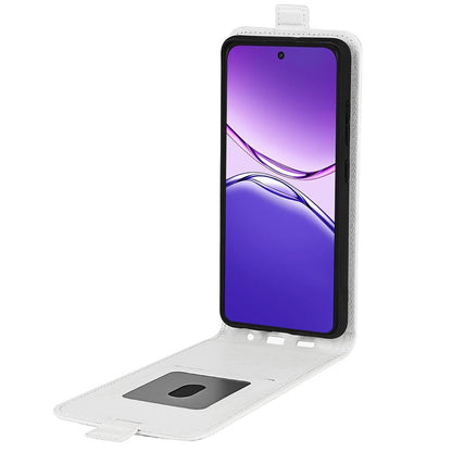 OPPO F29 Pro 5G Texture Vertical Flip Leather Wallet Case with Card Slot, PU TPU Shockproof Protective Cover, Anti-Drop Magnetic Folio Phone Case