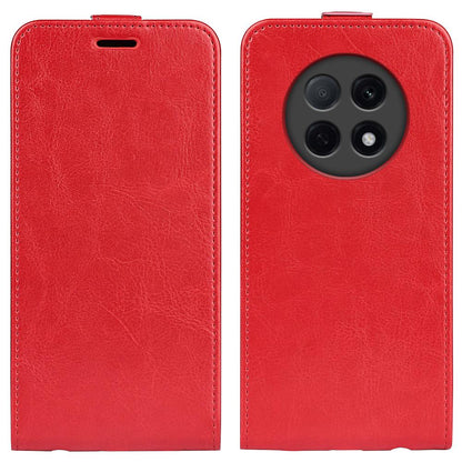 OPPO F29 Pro 5G Texture Vertical Flip Leather Wallet Case with Card Slot, PU TPU Shockproof Protective Cover, Anti-Drop Magnetic Folio Phone Case