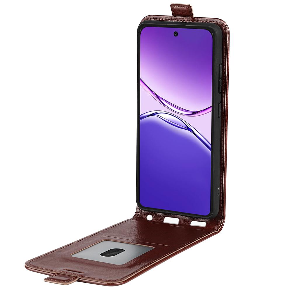 OPPO F29 Pro 5G Texture Vertical Flip Leather Wallet Case with Card Slot, PU TPU Shockproof Protective Cover, Anti-Drop Magnetic Folio Phone Case