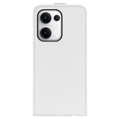OPPO Reno13 5G Texture Vertical Flip Leather Wallet Case with Card Slot, PU TPU Shockproof Protective Cover, Anti-Drop Magnetic Folio Phone Case