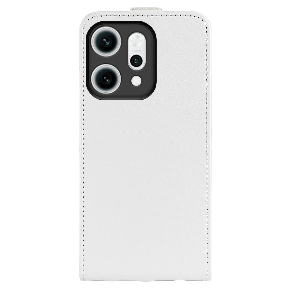 OPPO Reno14 Pro 5G Texture Vertical Flip Leather Wallet Case with Card Slot, PU TPU Shockproof Protective Cover, Anti-Drop Magnetic Folio Phone Case