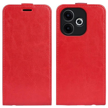 OPPO A5 Pro 5G Texture Vertical Flip Leather Wallet Case with Card Slot, PU TPU Shockproof Protective Cover, Anti-Drop Magnetic Folio Phone Case