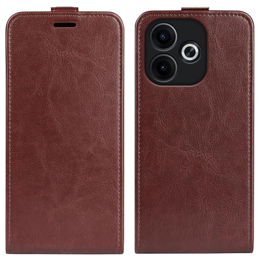 OPPO A5 Pro 5G Texture Vertical Flip Leather Wallet Case with Card Slot, PU TPU Shockproof Protective Cover, Anti-Drop Magnetic Folio Phone Case