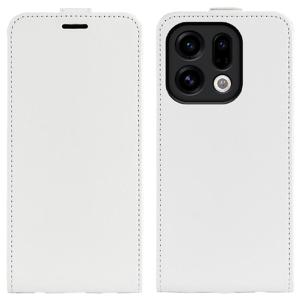 OPPO Find X9 Texture Vertical Flip Leather Wallet Case with Card Slot, PU TPU Shockproof Protective Cover, Anti-Drop Magnetic Folio Phone Case